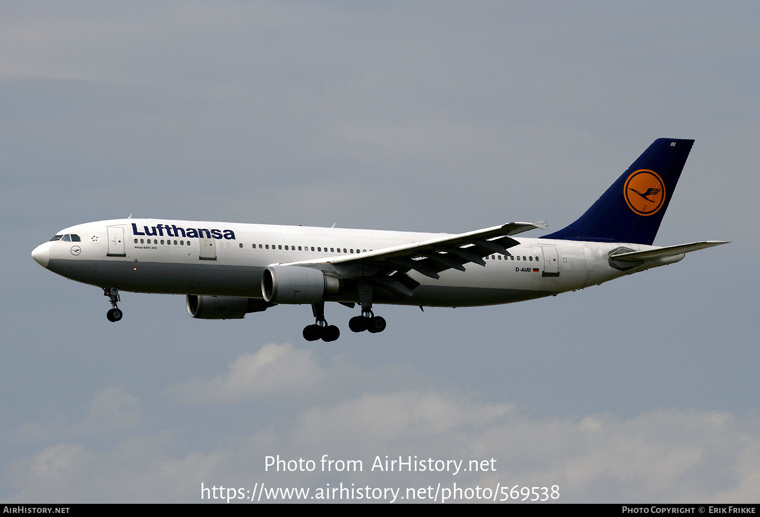 Aircraft Photo of D-AIAY | Airbus A300B4-605R | Lufthansa | AirHistory.net #569538