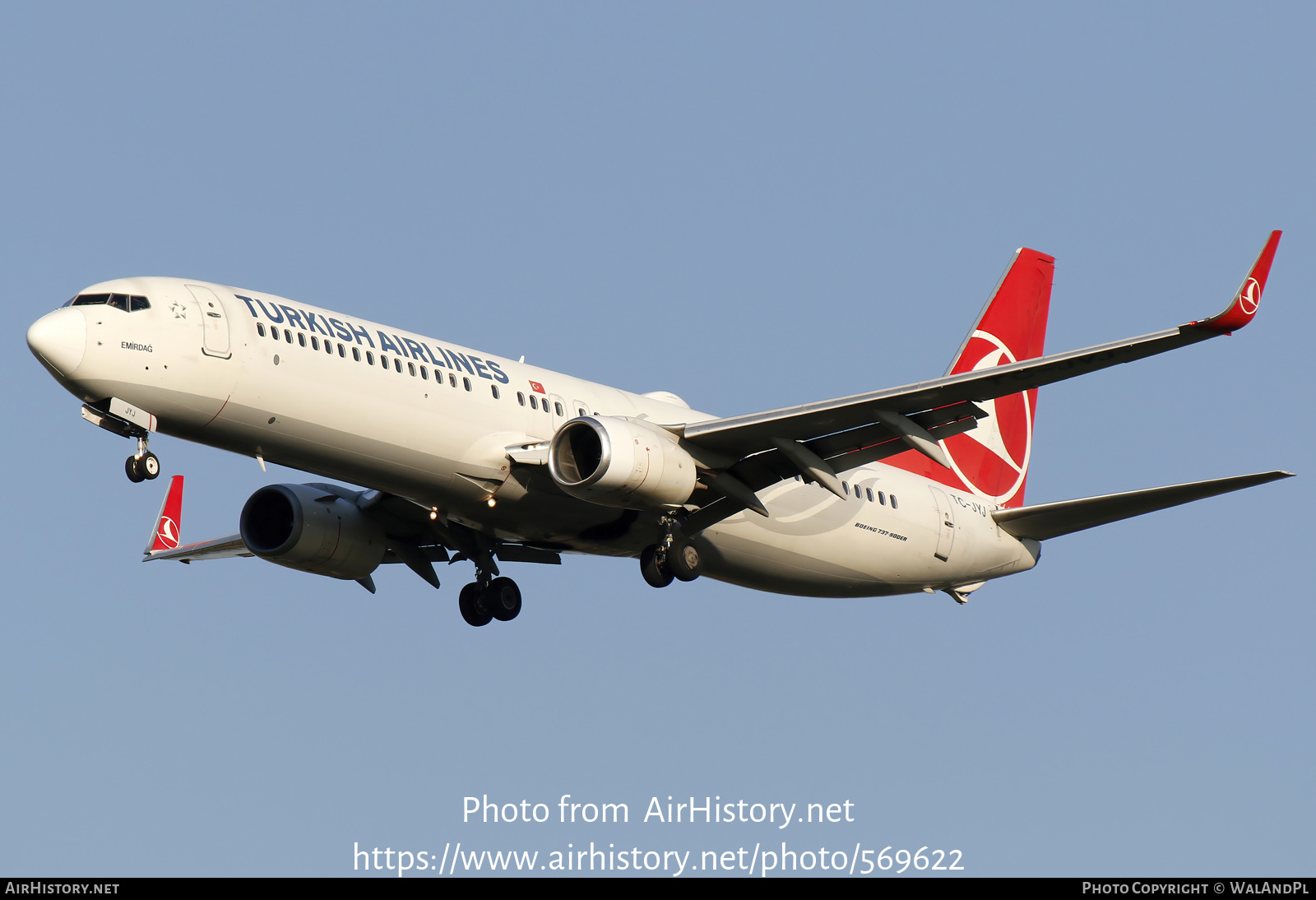 Aircraft Photo of TC-JYJ | Boeing 737-9F2/ER | Turkish Airlines | AirHistory.net #569622