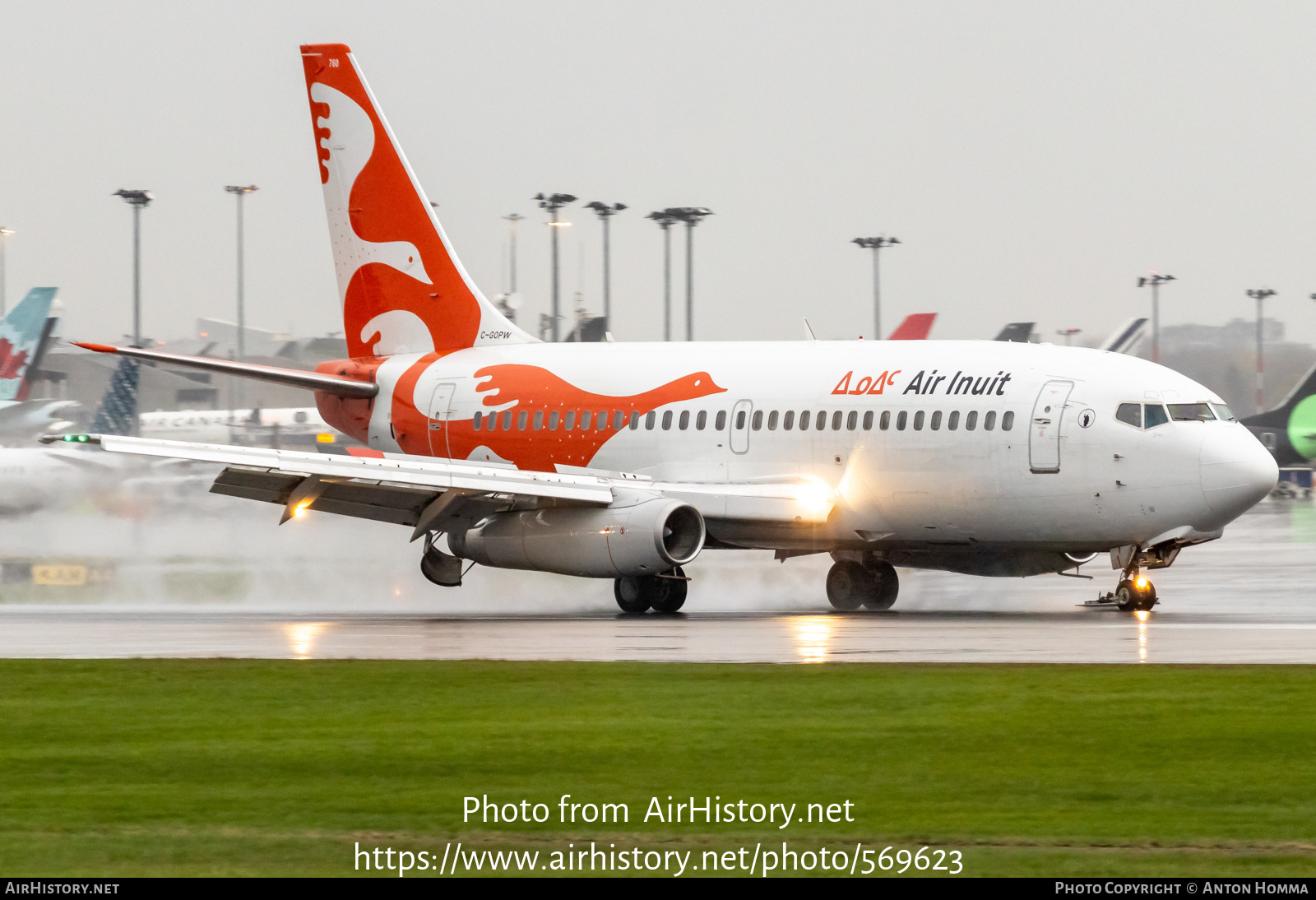 Aircraft Photo of C-GOPW | Boeing 737-275C/Adv | Air Inuit | AirHistory.net #569623