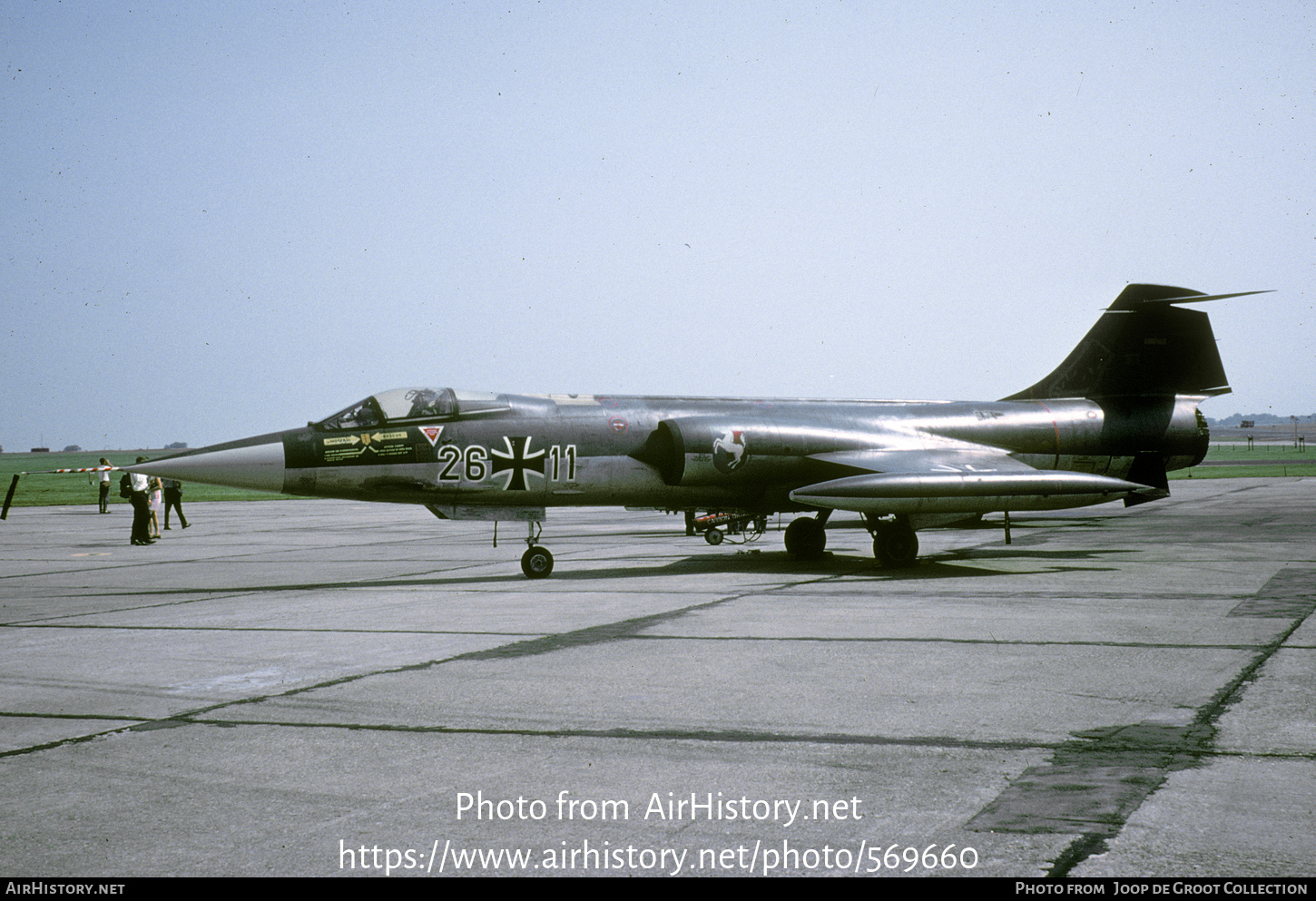 Aircraft Photo of 2611 | Lockheed F-104G Starfighter | Germany - Air Force | AirHistory.net #569660