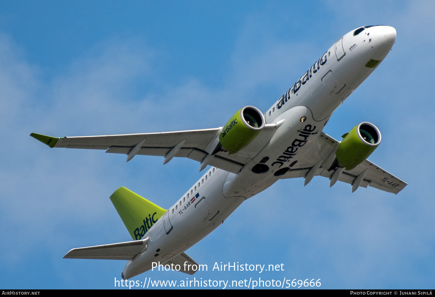 Aircraft Photo of YL-AAR | Airbus A220-371 (BD-500-1A11) | AirBaltic | AirHistory.net #569666