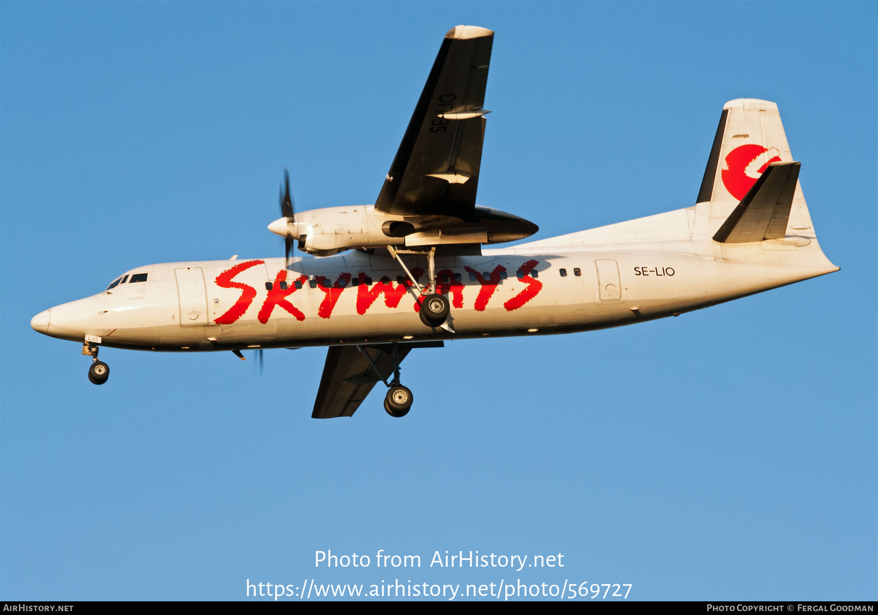 Aircraft Photo of SE-LIO | Fokker 50 | Skyways | AirHistory.net #569727