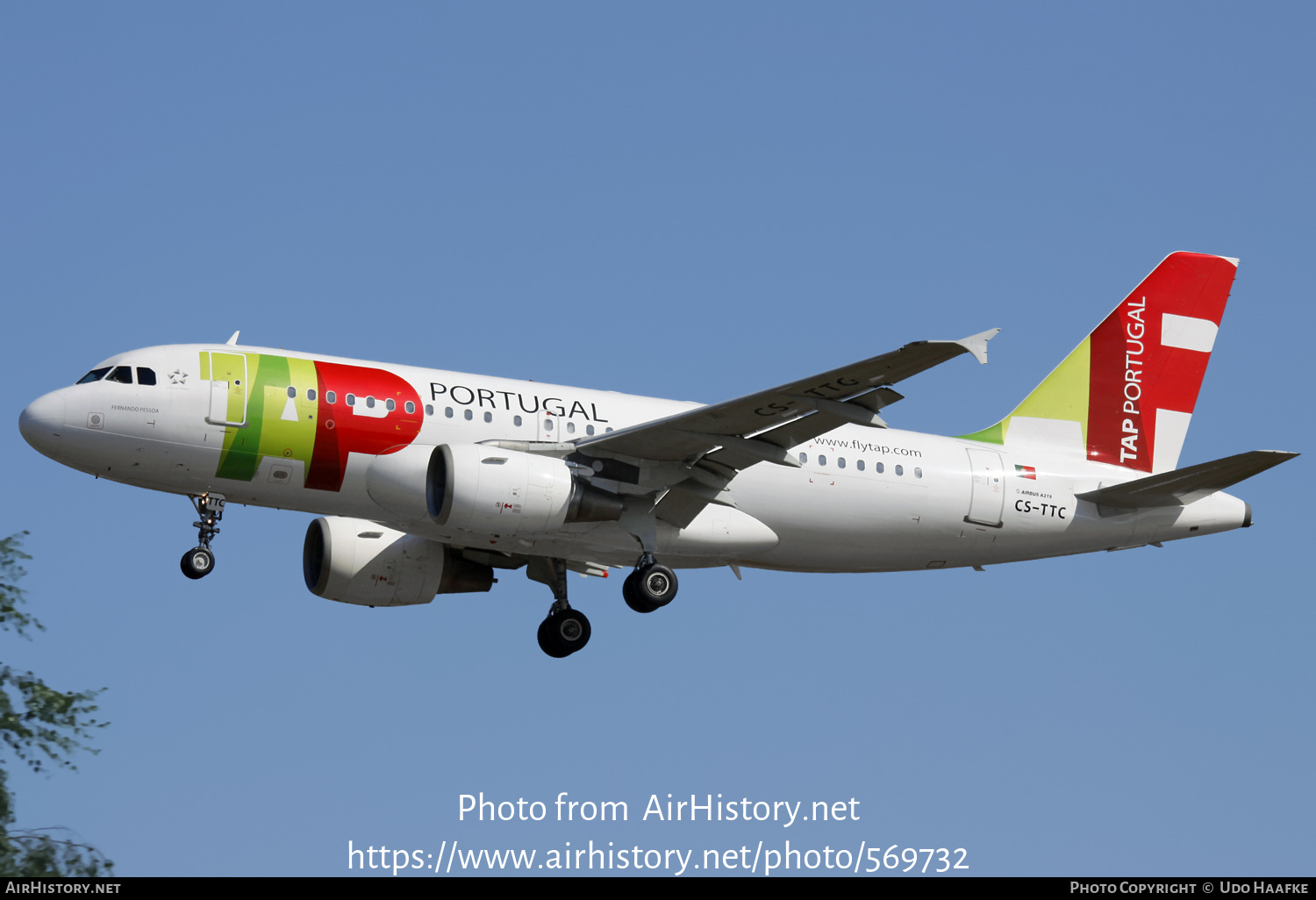 Aircraft Photo of CS-TTC | Airbus A319-111 | TAP Portugal | AirHistory.net #569732