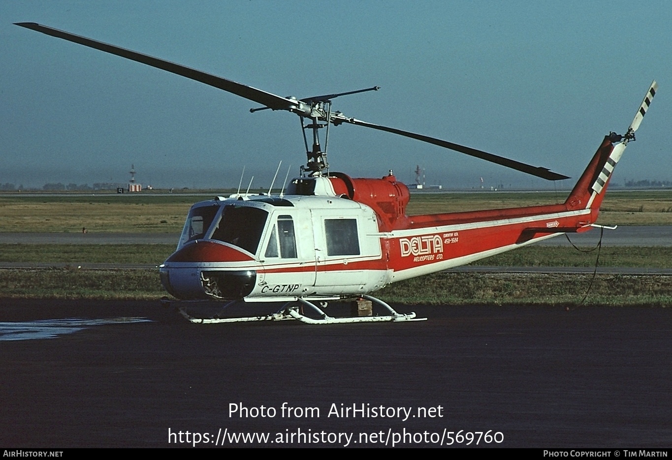 Aircraft Photo of C-GTNP | Bell 204B | Delta Helicopters | AirHistory.net #569760