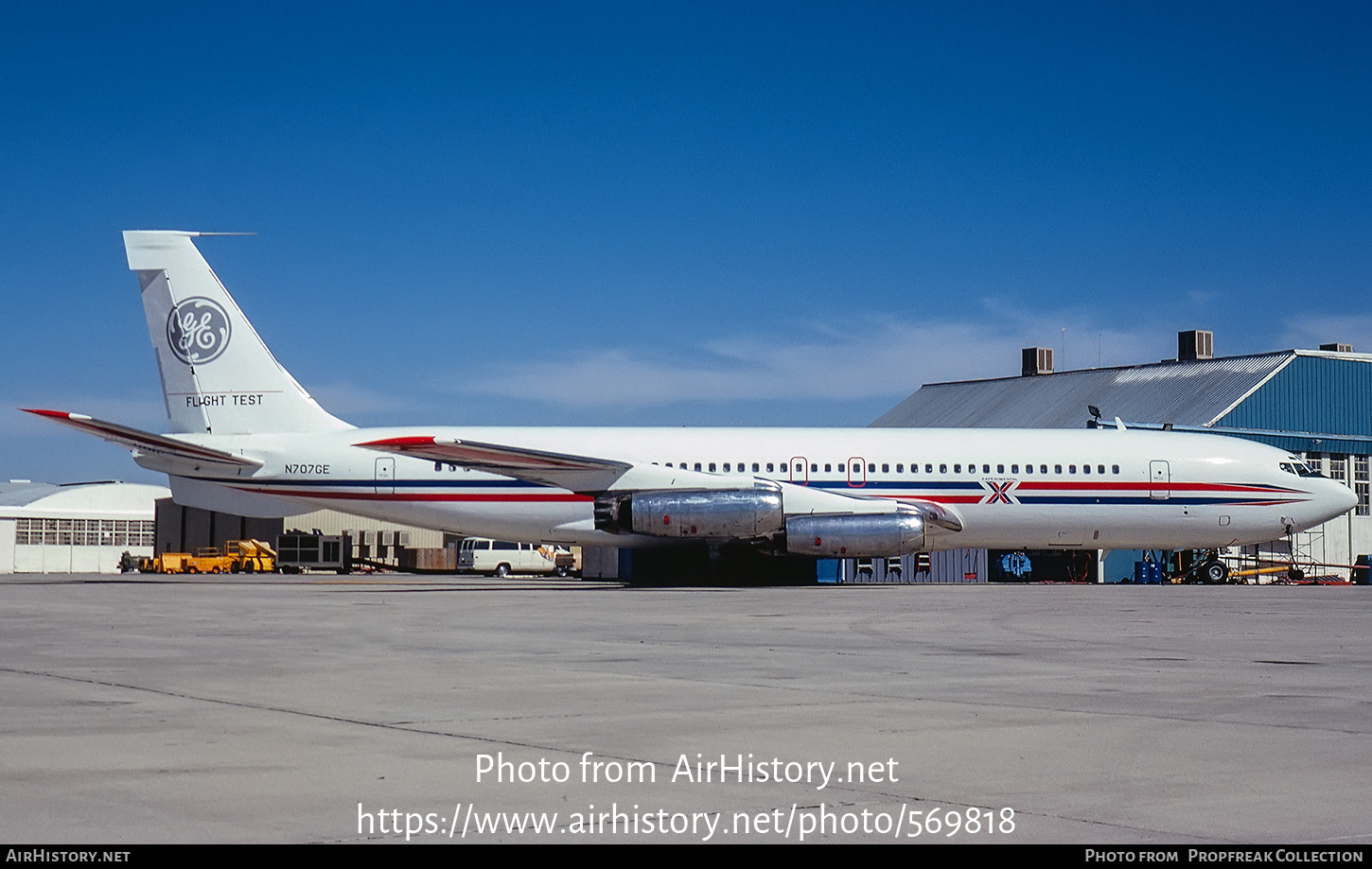 Aircraft Photo of N707GE | Boeing 707-321(F) | General Electric - GE | AirHistory.net #569818