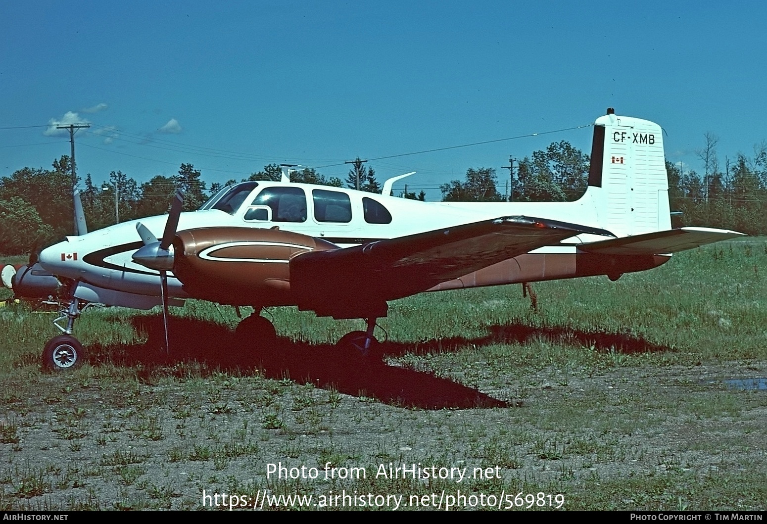 Aircraft Photo of CF-XMB | Beech H50 Twin Bonanza | AirHistory.net #569819