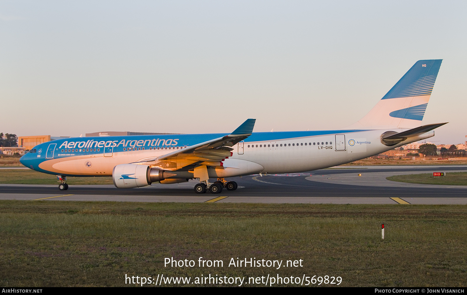 Aircraft Photo of LV-GHQ | Airbus A330-202 | Aerolíneas Argentinas | AirHistory.net #569829