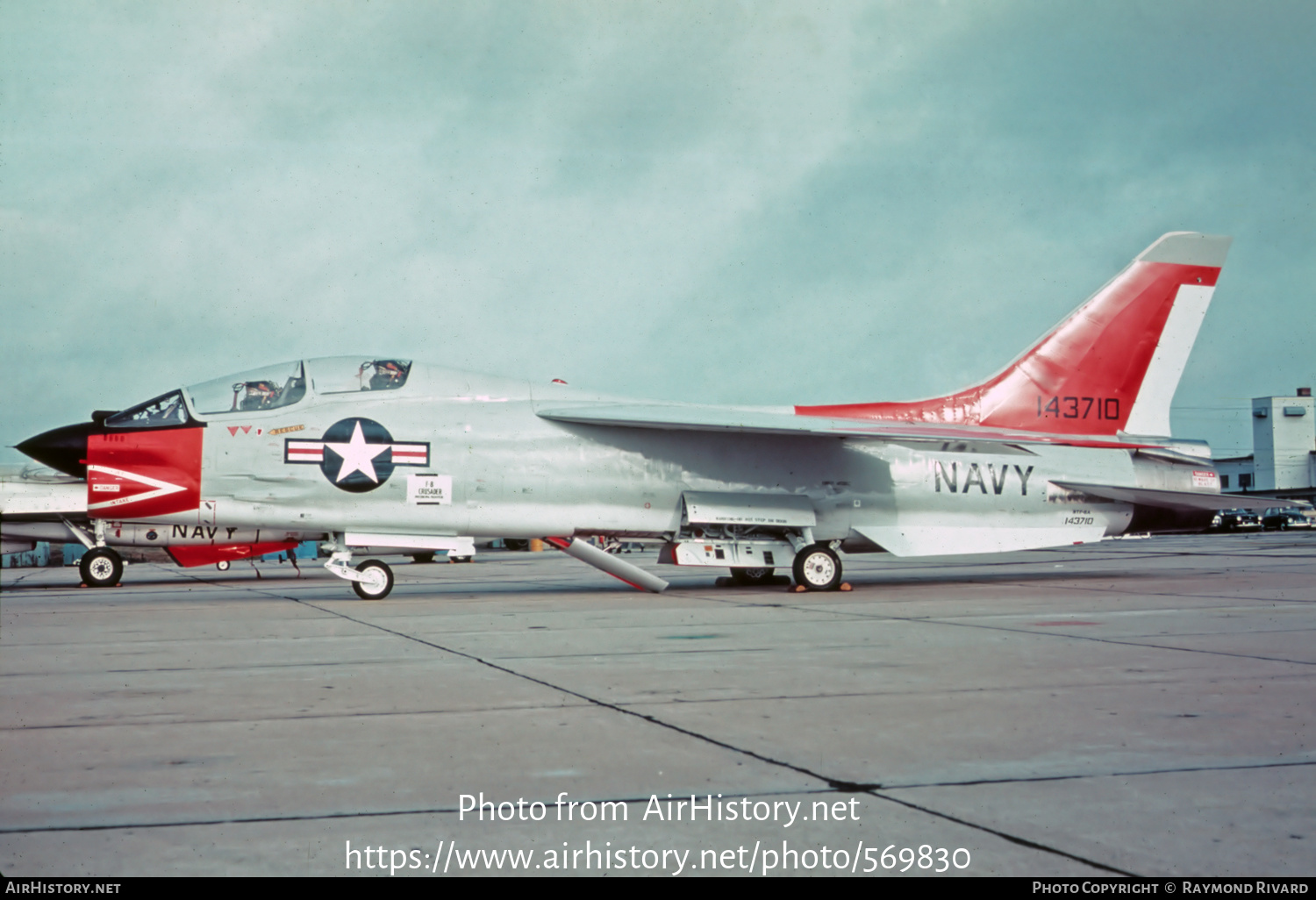 Aircraft Photo of 143710 | Vought TF-8A Crusader | USA - Navy | AirHistory.net #569830