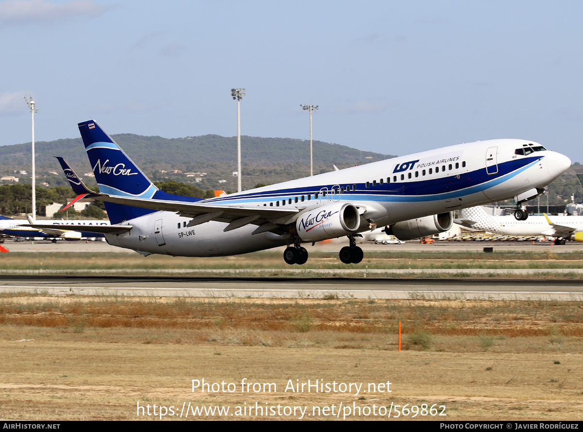 Aircraft Photo of SP-LWE | Boeing 737-8Q8 | LOT Polish Airlines - Polskie Linie Lotnicze | AirHistory.net #569862