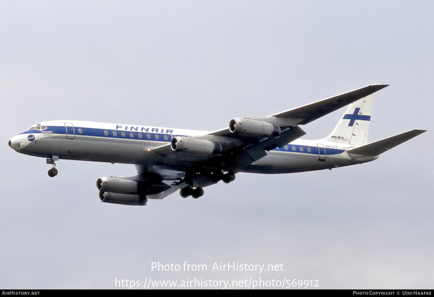 Aircraft Photo of OH-LFZ | McDonnell Douglas DC-8-62 | Finnair | AirHistory.net #569912