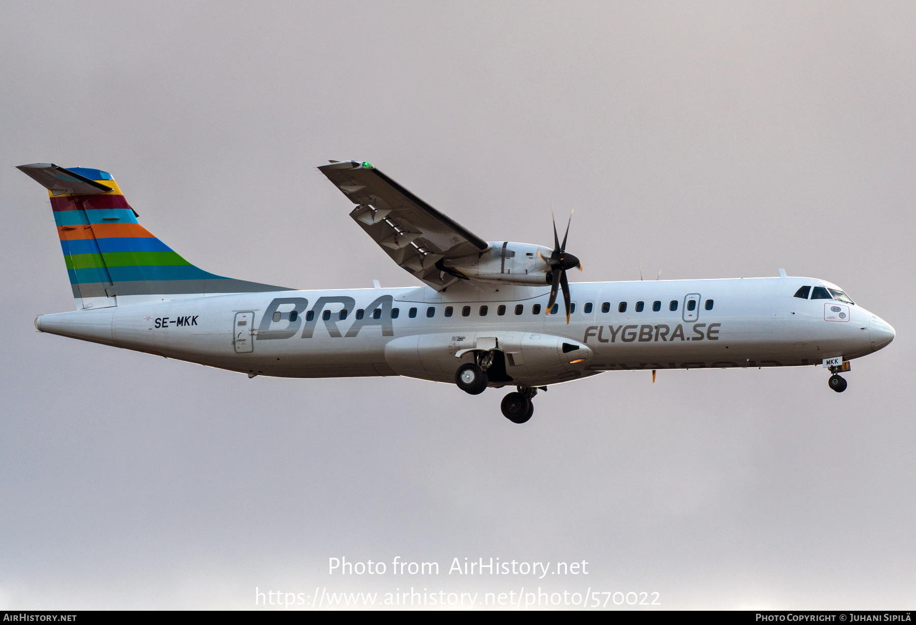 Aircraft Photo of SE-MKK | ATR ATR-72-600 (ATR-72-212A) | BRA - Braathens Regional Airlines | AirHistory.net #570022