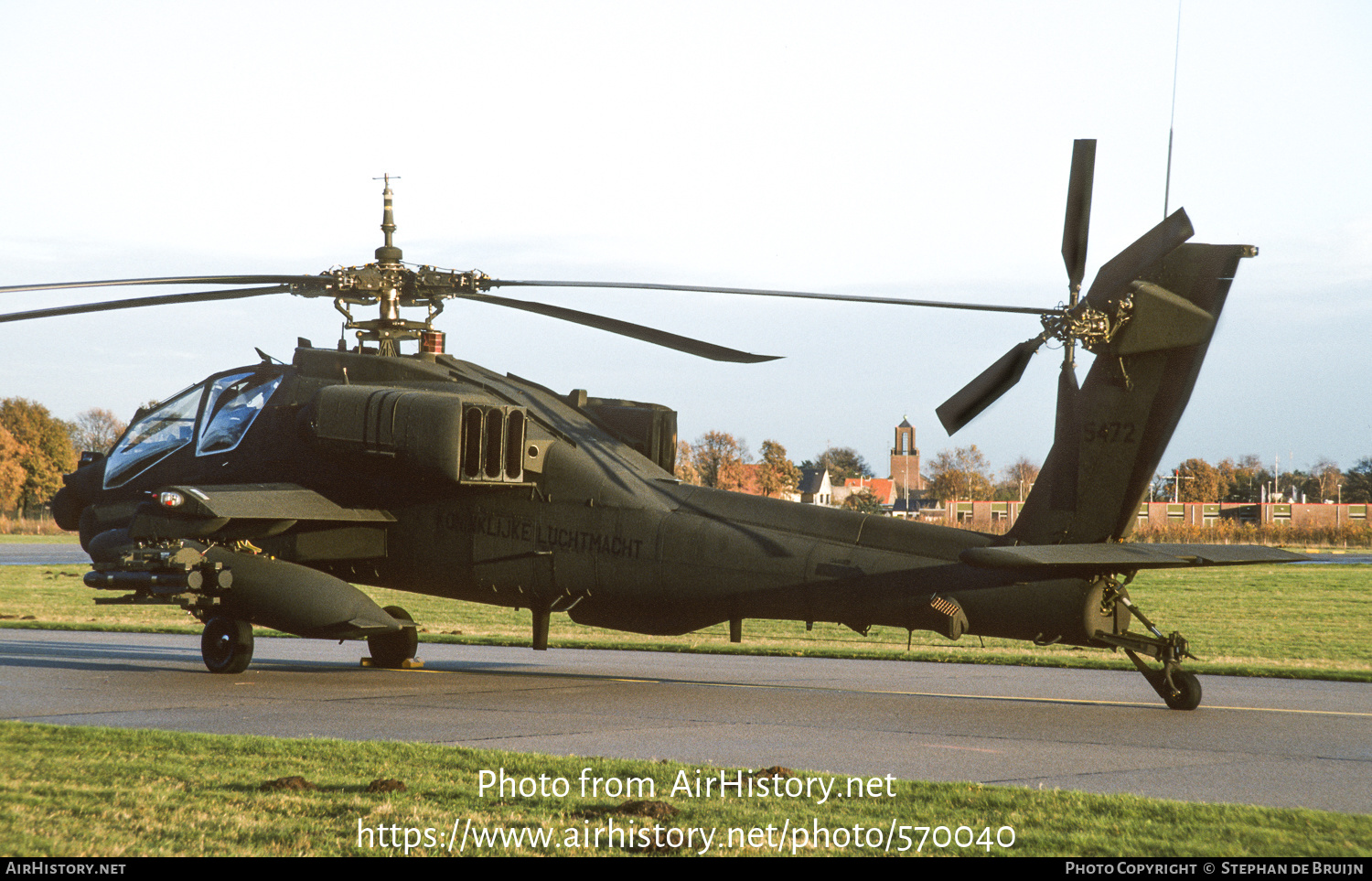 Aircraft Photo of 85-25472 / 25472 | McDonnell Douglas AH-64A Apache | Netherlands - Air Force | AirHistory.net #570040