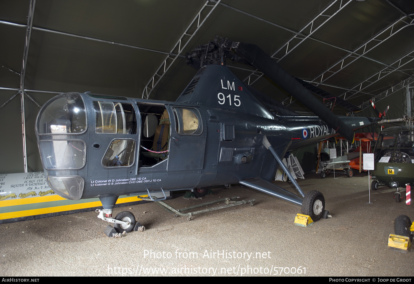 Aircraft Photo of WP495 | Westland WS-51 Dragonfly HR5 | UK - Navy | AirHistory.net #570061