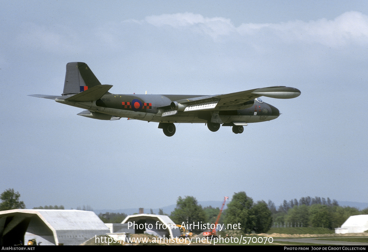 Aircraft Photo of WP515 | English Electric Canberra B2 | UK - Air Force | AirHistory.net #570070