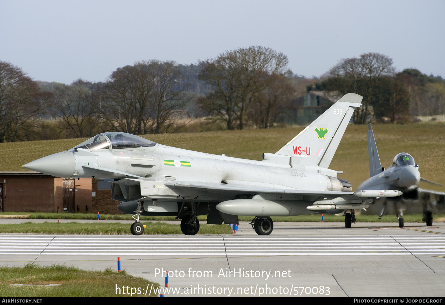 Aircraft Photo of ZJ939 | Eurofighter EF-2000 Typhoon FGR4 | UK - Air Force | AirHistory.net #570083