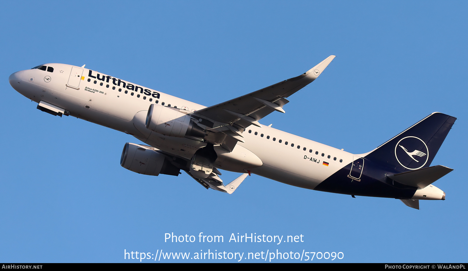 Aircraft Photo of D-AIWJ | Airbus A320-214 | Lufthansa | AirHistory.net #570090