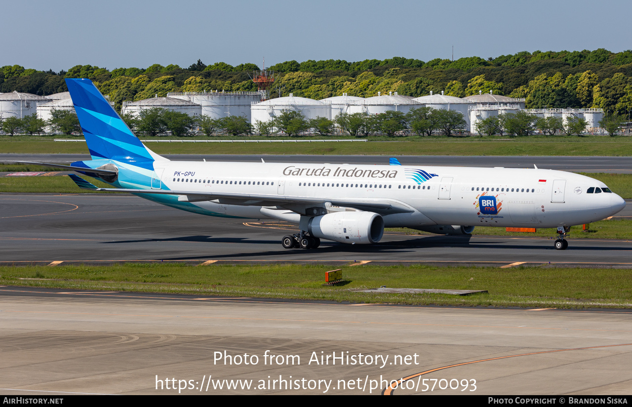 Aircraft Photo of PK-GPU | Airbus A330-343 | Garuda Indonesia | AirHistory.net #570093