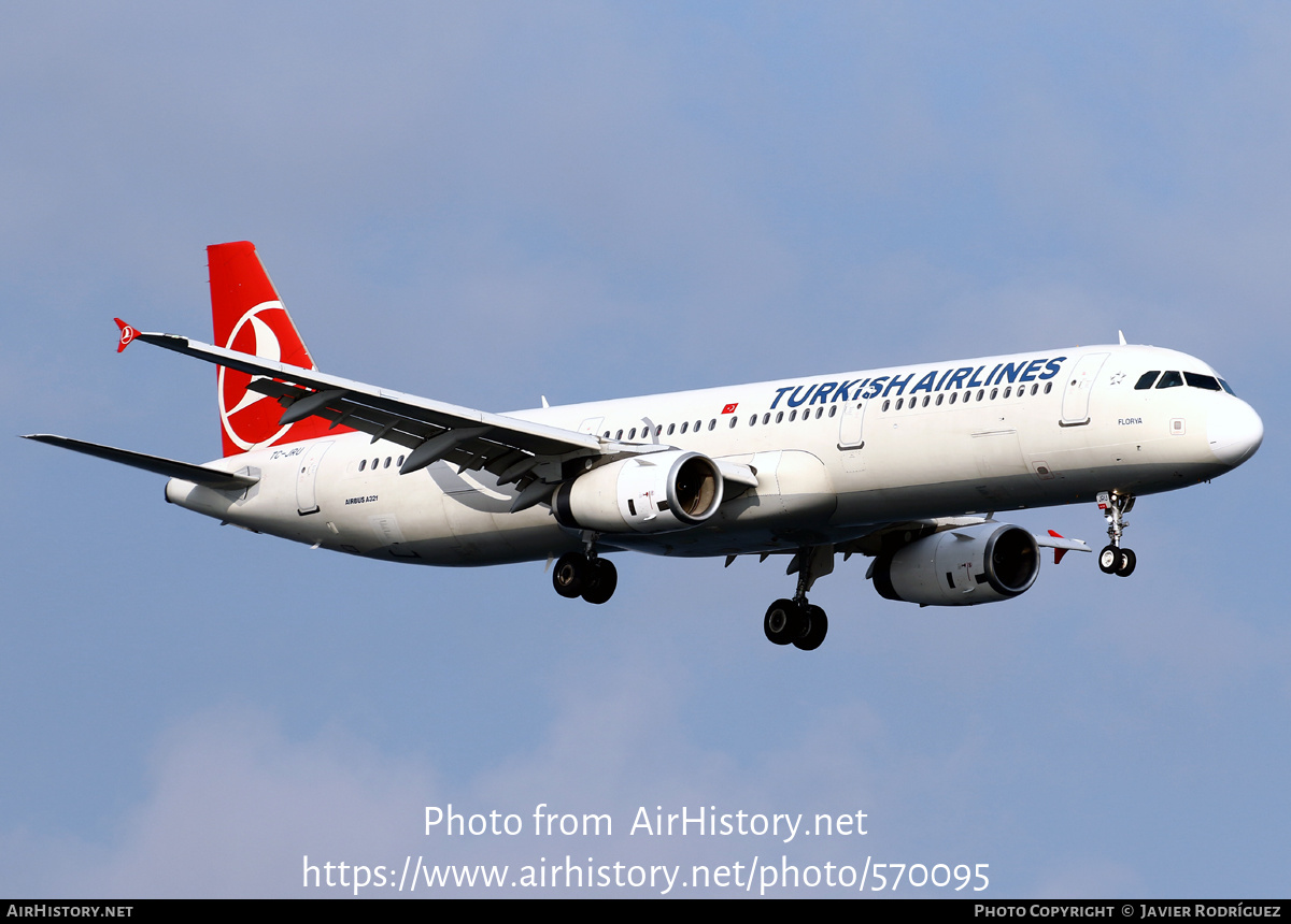 Aircraft Photo of TC-JRU | Airbus A321-231 | Turkish Airlines | AirHistory.net #570095