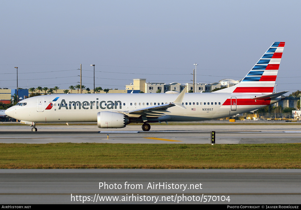 Aircraft Photo of N338ST | Boeing 737-8 Max 8 | American Airlines | AirHistory.net #570104