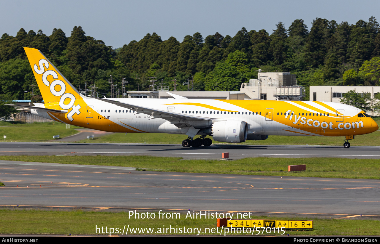 Aircraft Photo of 9V-OJF | Boeing 787-9 Dreamliner | Scoot | AirHistory.net #570115