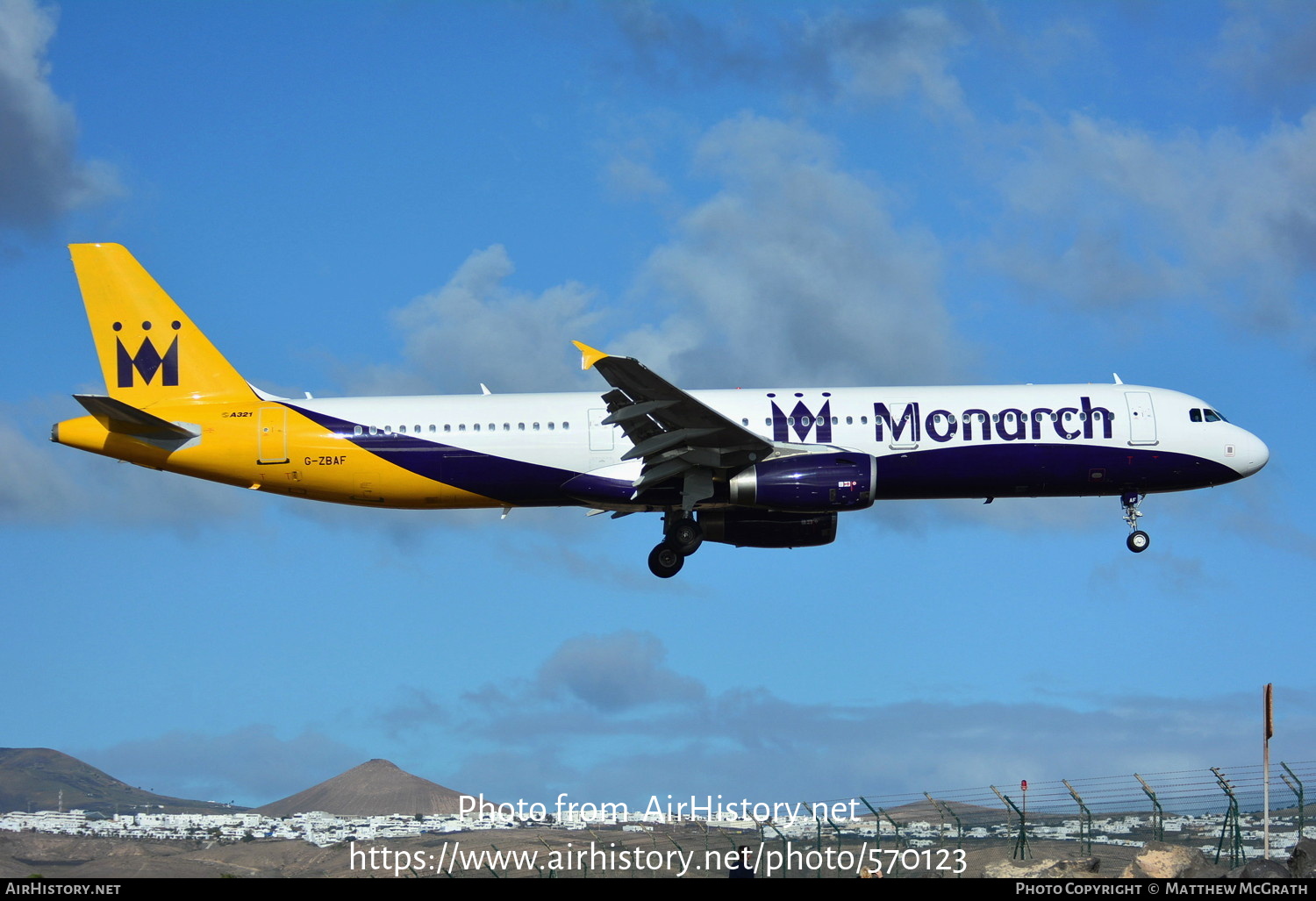 Aircraft Photo of G-ZBAF | Airbus A321-232 | Monarch Airlines | AirHistory.net #570123