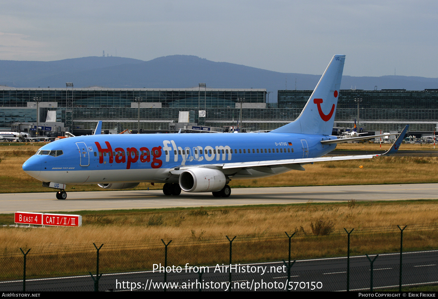 Aircraft Photo of D-ATUG | Boeing 737-8K5 | Hapagfly | AirHistory.net #570150