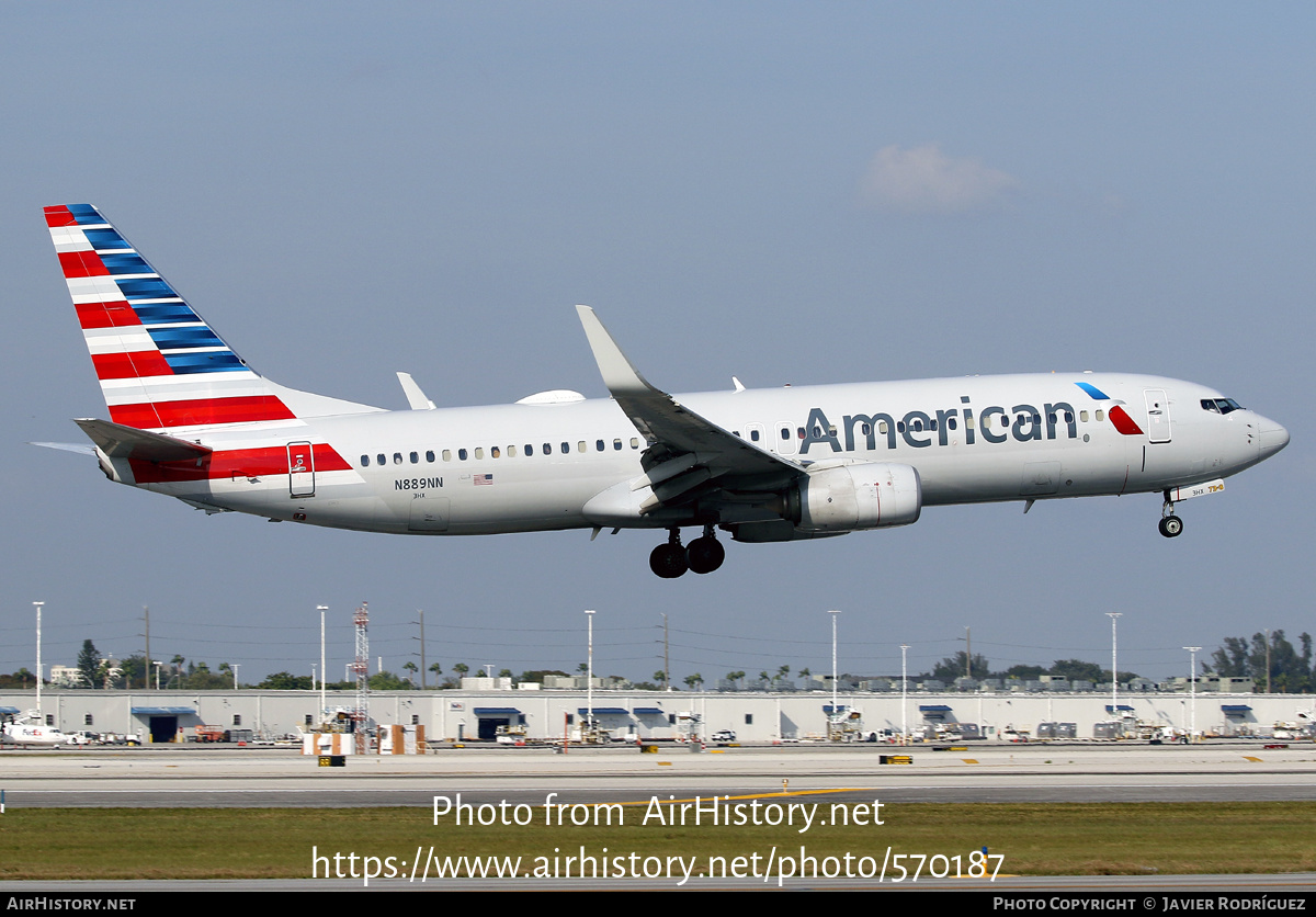 Aircraft Photo of N889NN | Boeing 737-823 | American Airlines | AirHistory.net #570187