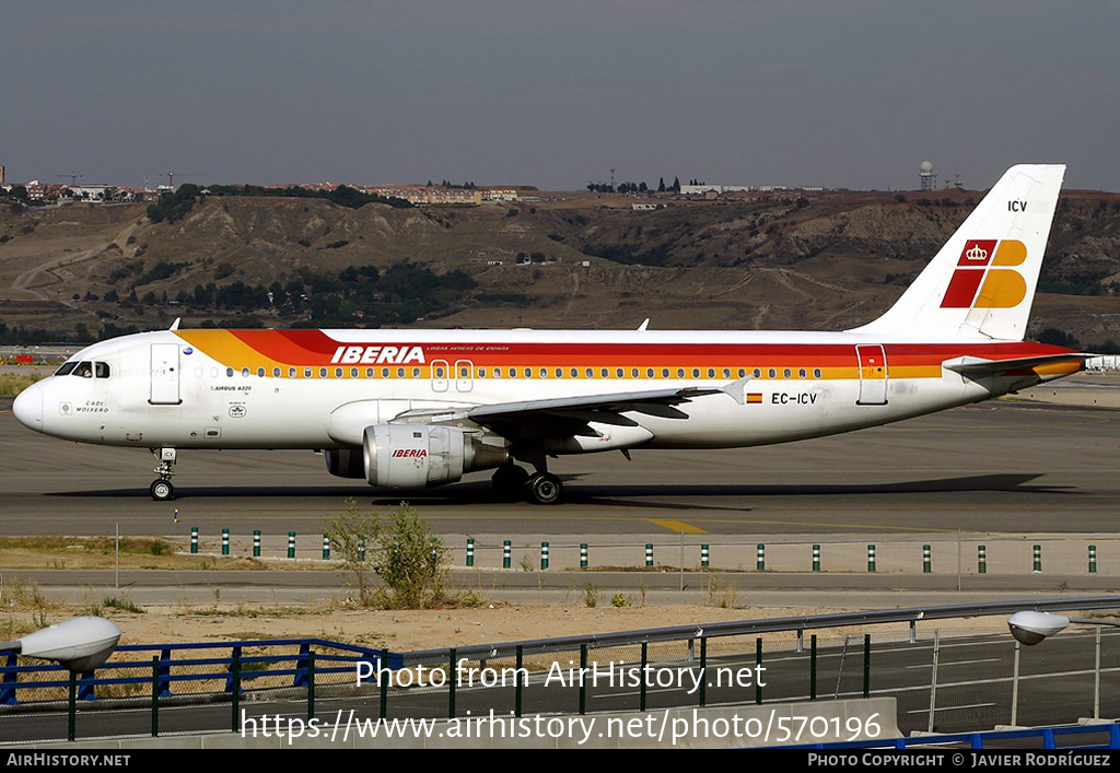 Aircraft Photo of EC-ICV | Airbus A320-211 | Iberia | AirHistory.net #570196