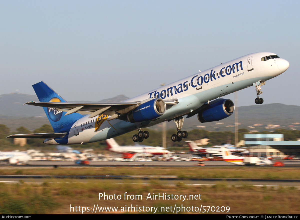 Aircraft Photo of G-JMCE | Boeing 757-25F | Thomas Cook Airlines | AirHistory.net #570209