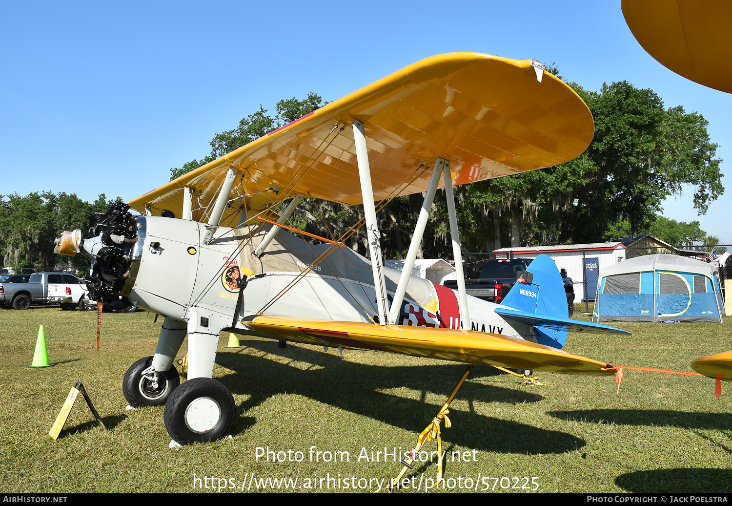 Aircraft Photo of N68994 / 369 | Boeing B75N1 Stearman | USA - Navy | AirHistory.net #570225