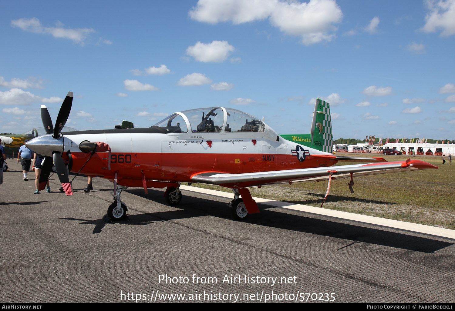 Aircraft Photo of 165960 / 5960 | Raytheon T-6A Texan II | USA - Navy | AirHistory.net #570235