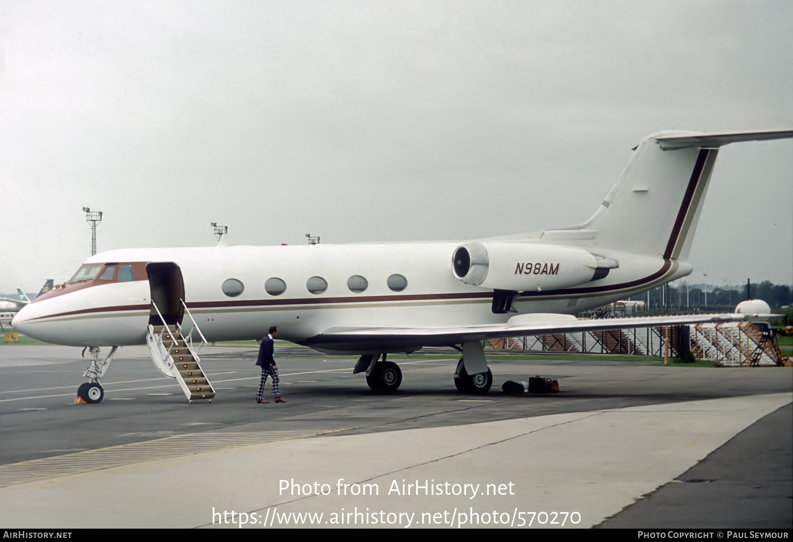 Aircraft Photo of N98AM | Grumman G-1159 Gulfstream II | AirHistory.net #570270