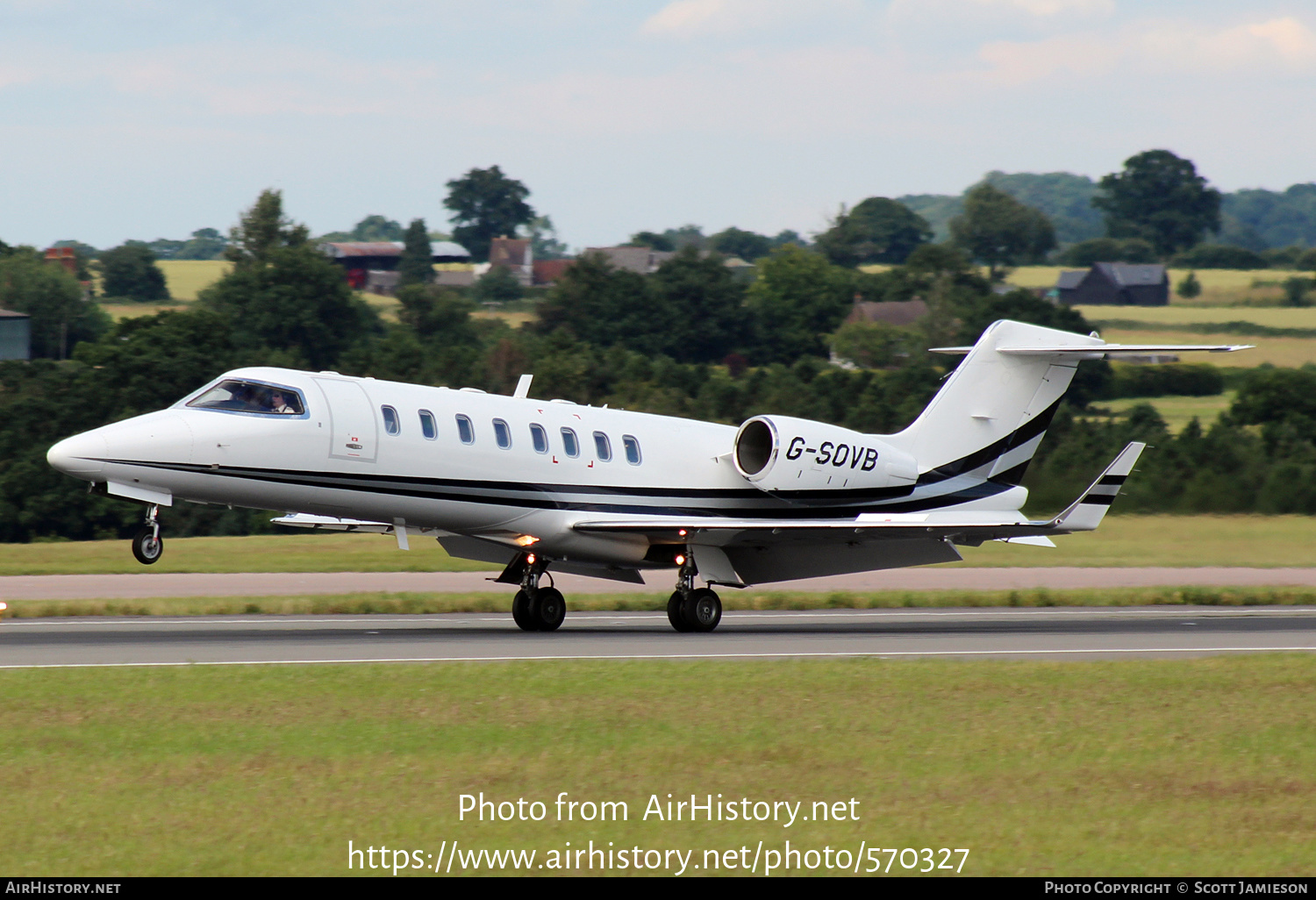 Aircraft Photo of G-SOVB | Learjet 45 | AirHistory.net #570327