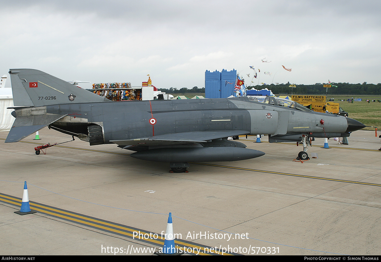 Aircraft Photo of 77-0296 | McDonnell Douglas F-4E Phantom II | Turkey - Air Force | AirHistory.net #570331