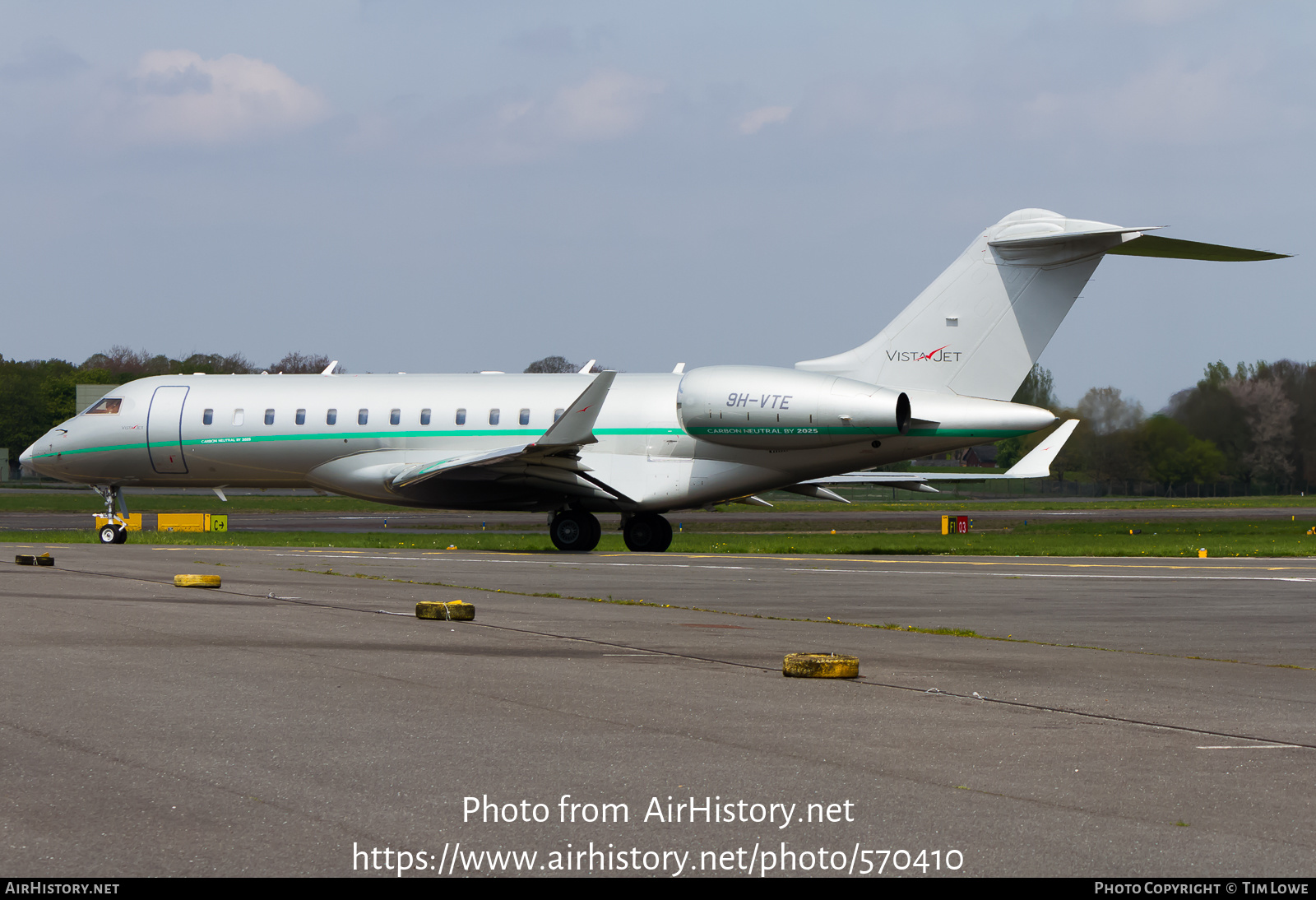 Aircraft Photo of 9H-VTE | Bombardier Global Express XRS (BD-700-1A10) | VistaJet | AirHistory.net #570410