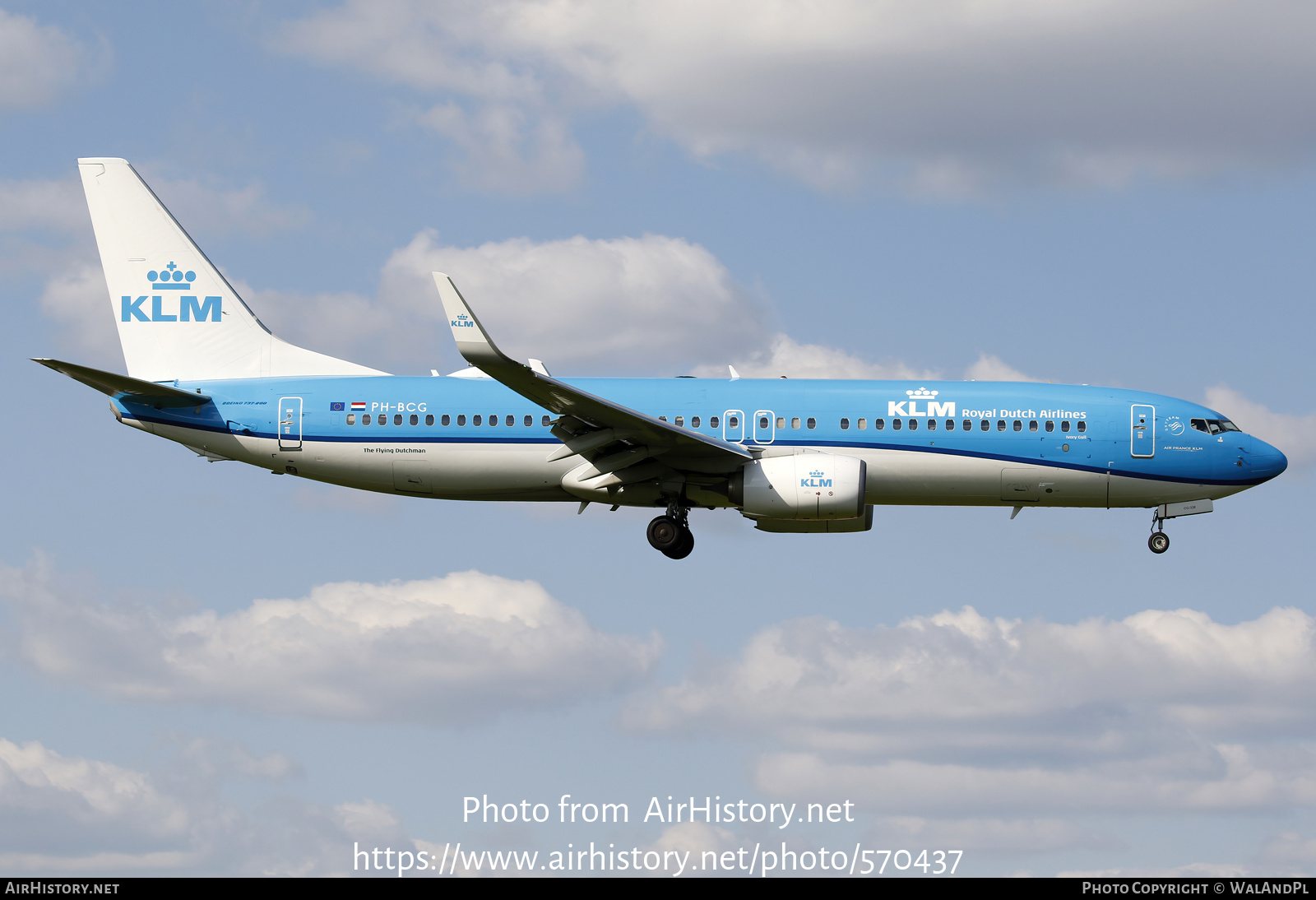 Aircraft Photo of PH-BCG | Boeing 737-800 | KLM - Royal Dutch Airlines | AirHistory.net #570437