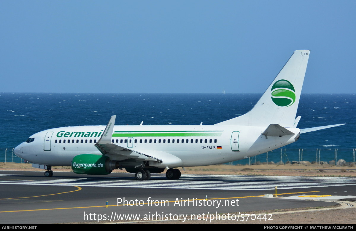 Aircraft Photo of D-ABLB | Boeing 737-76J | Germania | AirHistory.net #570442