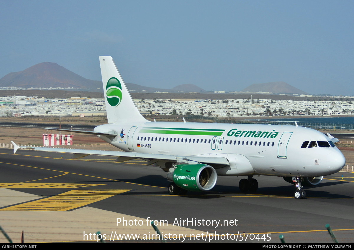 Aircraft Photo of D-ASTB | Airbus A319-112 | Germania | AirHistory.net #570445