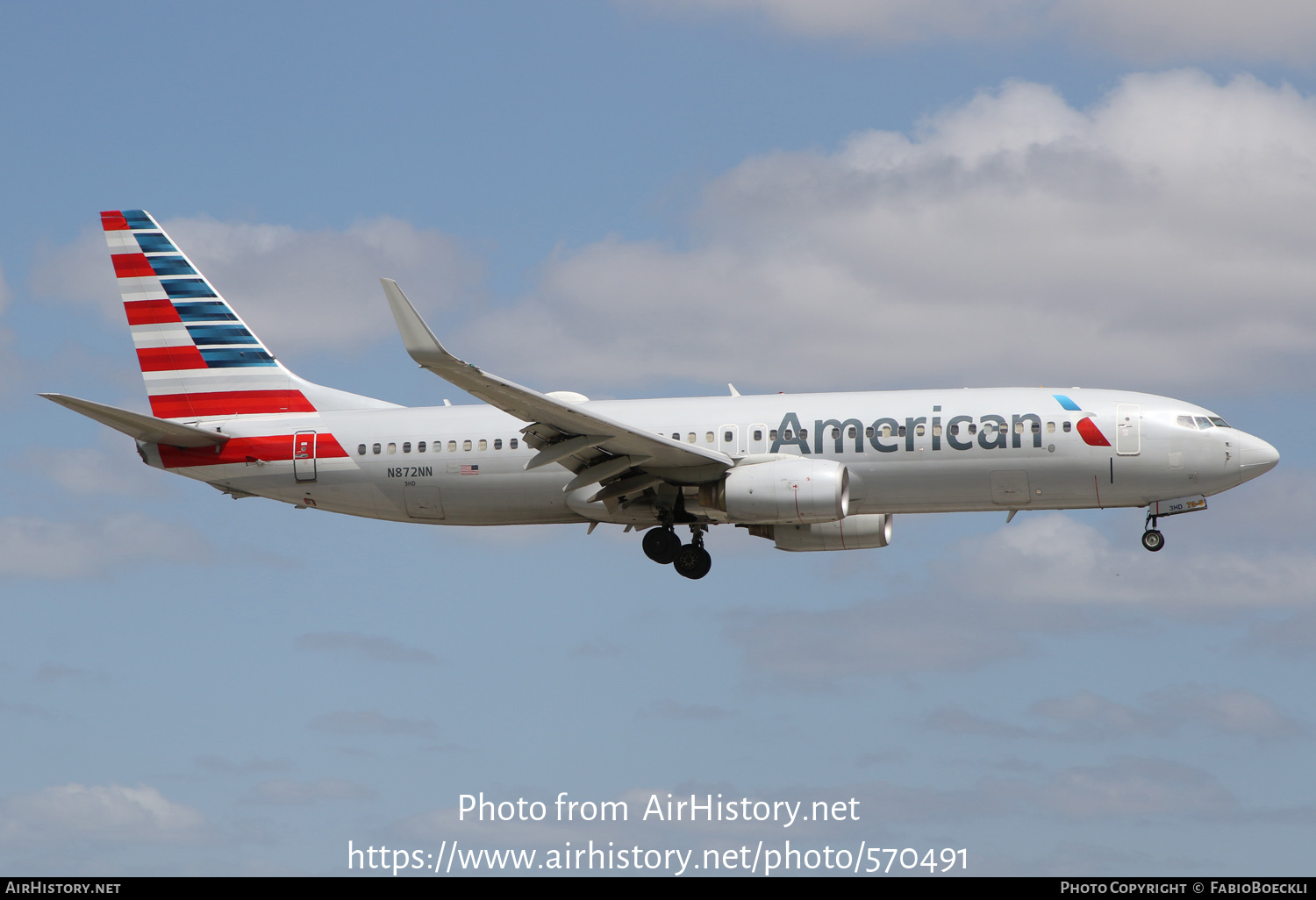 Aircraft Photo of N872NN | Boeing 737-823 | American Airlines | AirHistory.net #570491