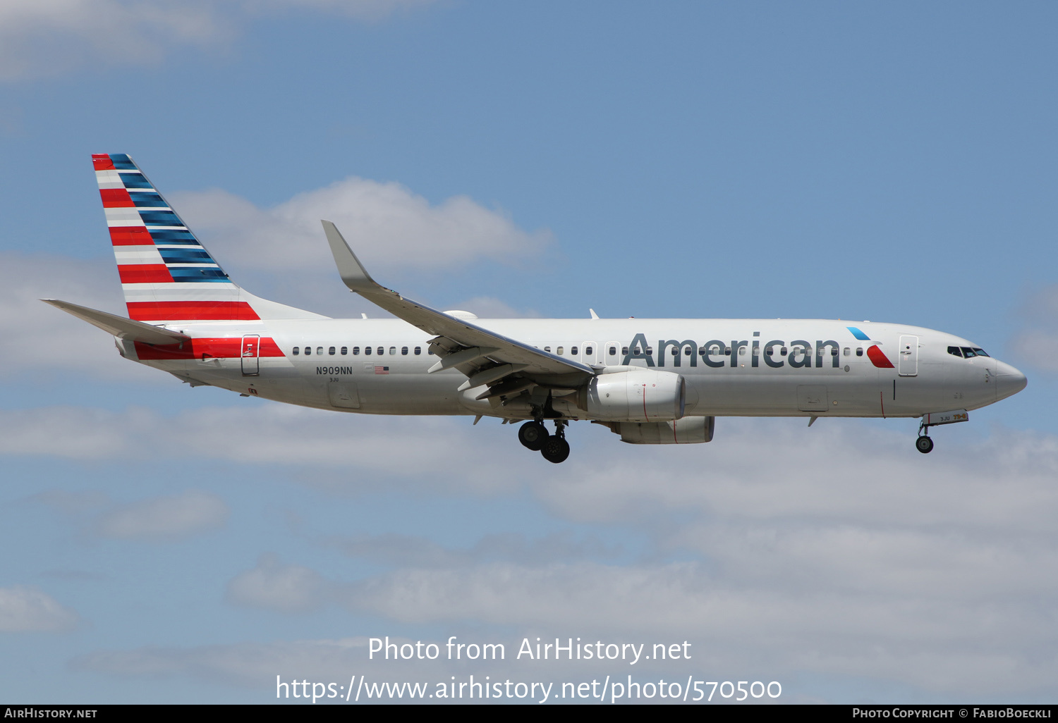 Aircraft Photo of N909NN | Boeing 737-823 | American Airlines | AirHistory.net #570500