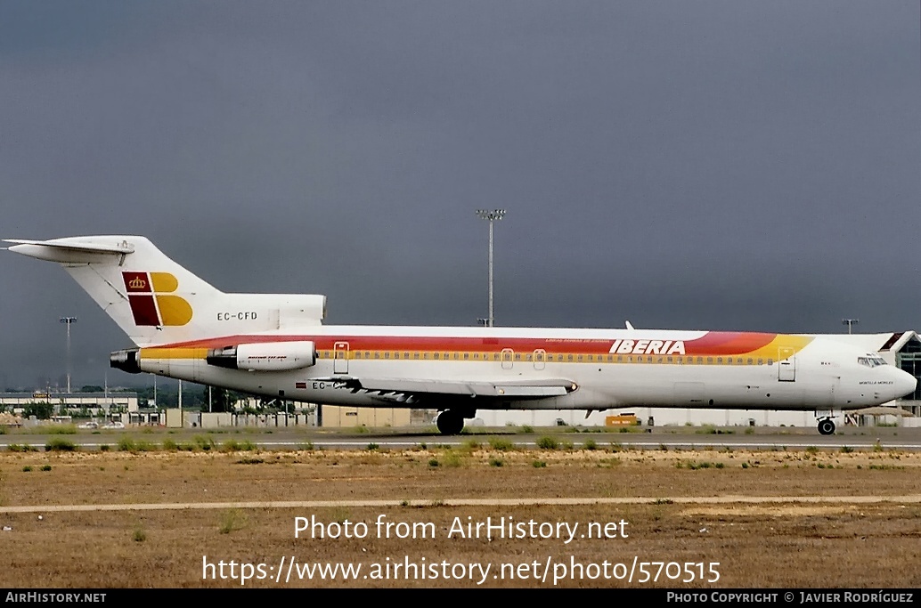 Aircraft Photo of EC-CFD | Boeing 727-256/Adv | Iberia | AirHistory.net #570515