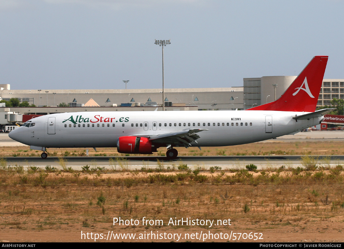 Aircraft Photo of N720VX | Boeing 737-4K5 | AlbaStar | AirHistory.net #570652