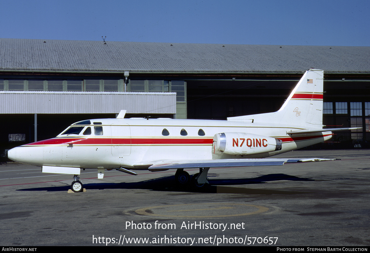 Aircraft Photo of N701NC | North American NA-282 Sabreliner 40 | AirHistory.net #570657