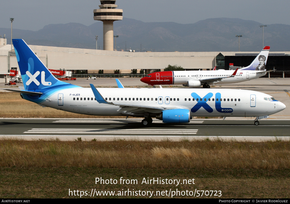 Aircraft Photo of F-HJER | Boeing 737-86N | XL Airways | AirHistory.net #570723