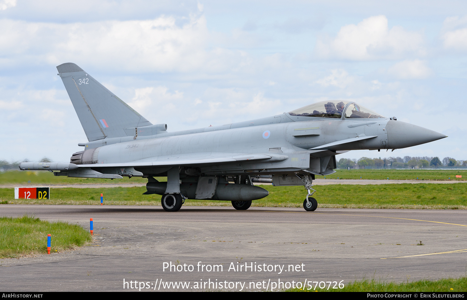 Aircraft Photo of ZK342 | Eurofighter EF-2000 Typhoon FGR4 | UK - Air Force | AirHistory.net #570726