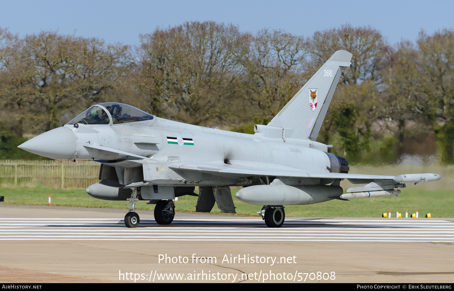 Aircraft Photo of ZK366 | Eurofighter EF-2000 Typhoon FGR4 | UK - Air Force | AirHistory.net #570808