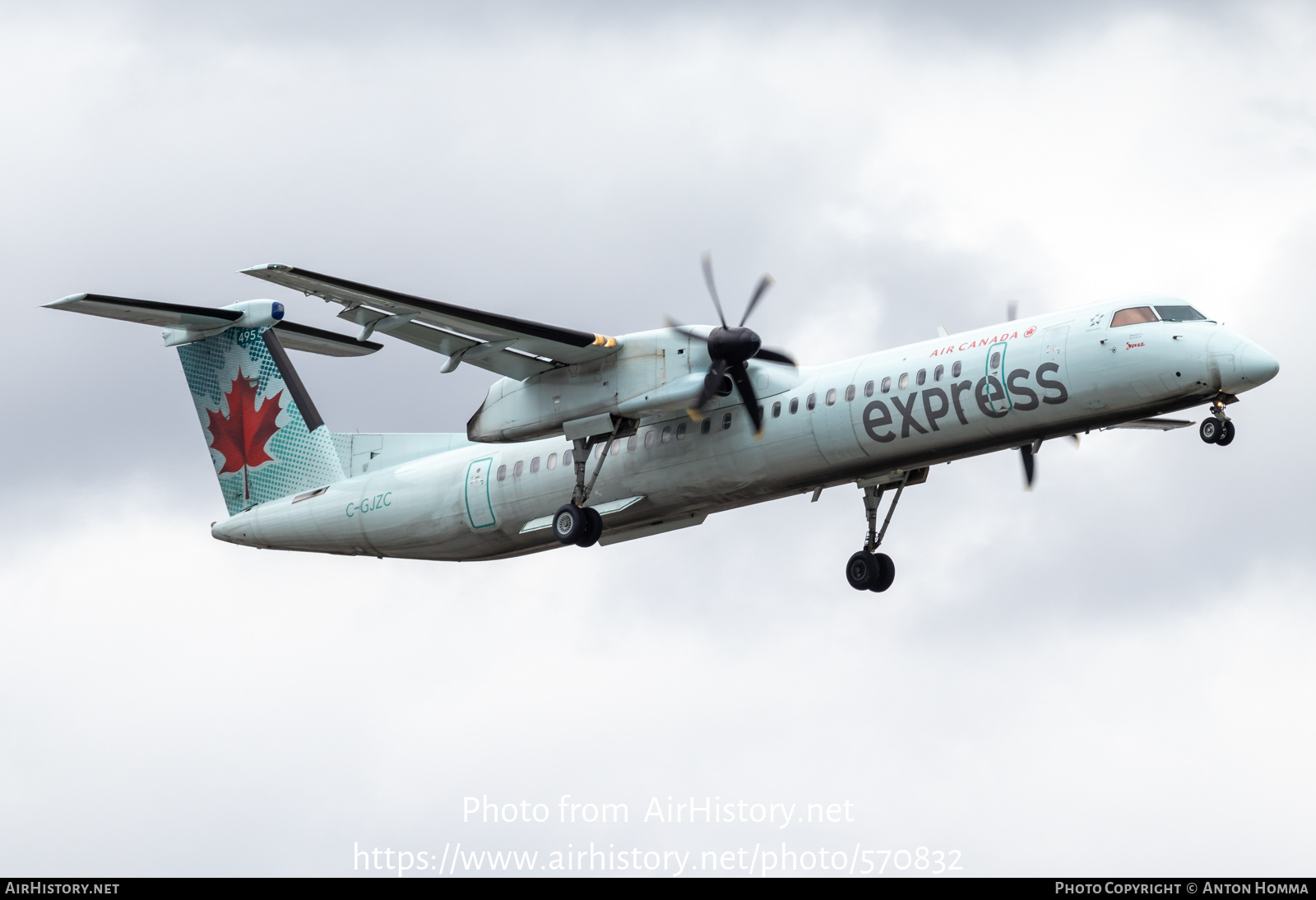 Aircraft Photo of C-GJZC | Bombardier DHC-8-402 Dash 8 | Air Canada Express | AirHistory.net #570832