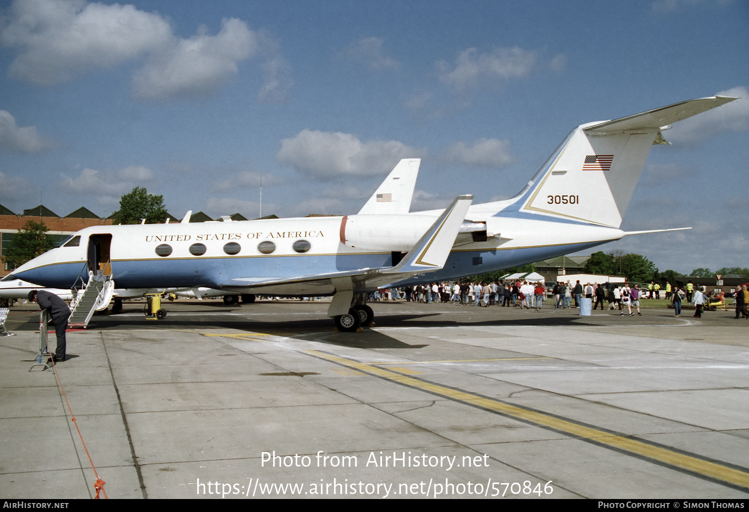 Aircraft Photo of 83-0501 / 30501 | Gulfstream Aerospace C-20A Gulfstream III (G-1159A) | USA - Air Force | AirHistory.net #570846