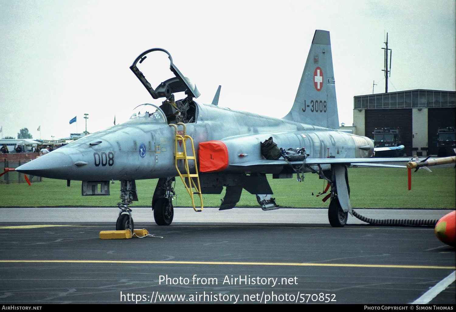 Aircraft Photo of J-3008 | Northrop F-5E Tiger II | Switzerland - Air Force | AirHistory.net #570852