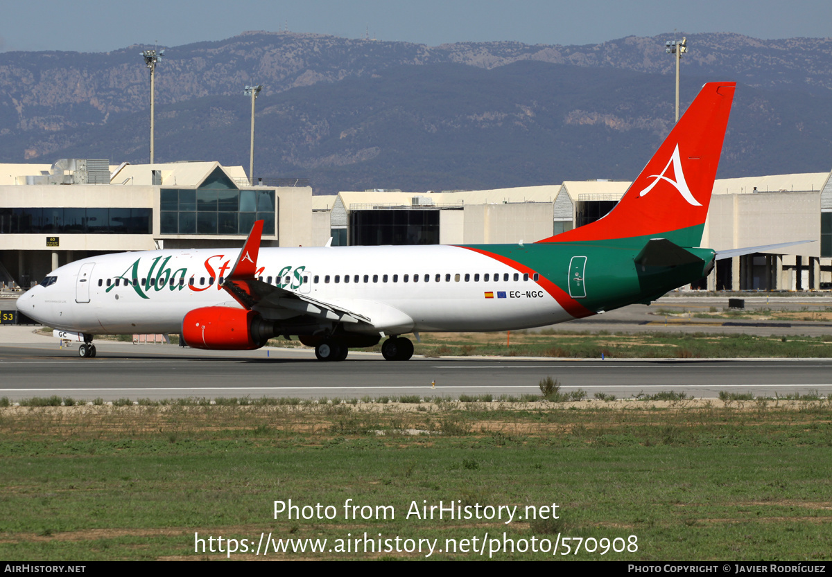 Aircraft Photo of EC-NGC | Boeing 737-809 | AlbaStar | AirHistory.net #570908